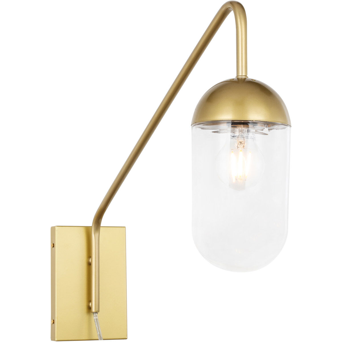 Kace 1 Light 4.8 inch Brass Wall sconce Wall Light