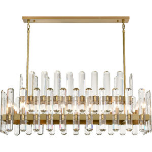 Clarion 28 Light 18 inch Aged Brass Chandelier Ceiling Light