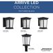 Arrive LED LED 16 inch Textured Black Outdoor Post Lantern, Progress LED