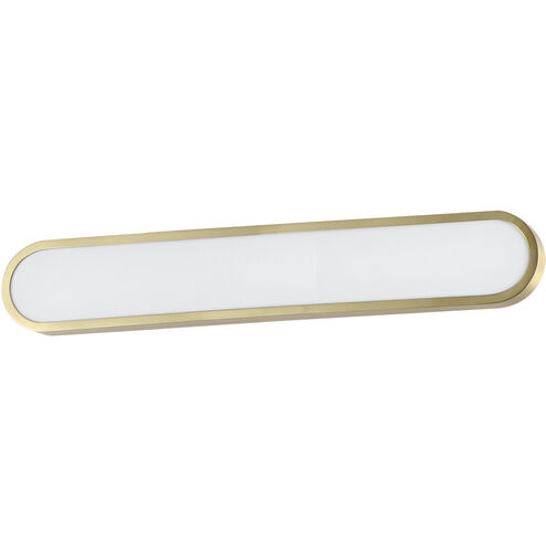 Latitude LED 30 inch Gold Bath Vanity Light Wall Light