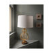 Lafitte 28 inch 100.00 watt Aged Gold Table Lamp Portable Light, Gilded Nola