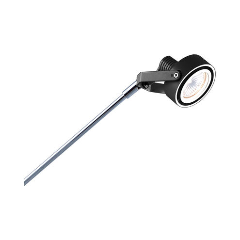 Series 154 50 watt 3.25 inch Black with Chrome Arclight Wall Light, Fixed Mount