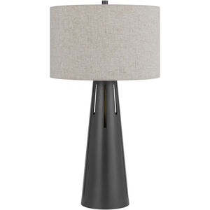 Hayti 29.75 inch 100.00 watt Iron Grey Table Lamp Portable Light