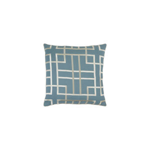Tate 20 X 20 inch Denim and Beige Throw Pillow