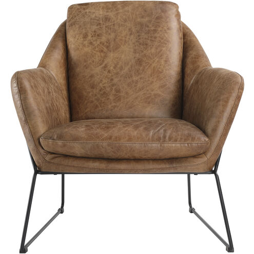 Greer Brown Club Chair