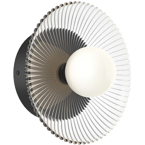 Alora Mood Hera LED 9 inch Matte Black Bath Vanity Light Wall Light