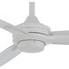 Rudolph 52 inch Flat White Ceiling Fan