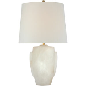 Thomas O'Brien Anfai 26 inch 15.00 watt Alabaster Table Lamp Portable Light, Medium