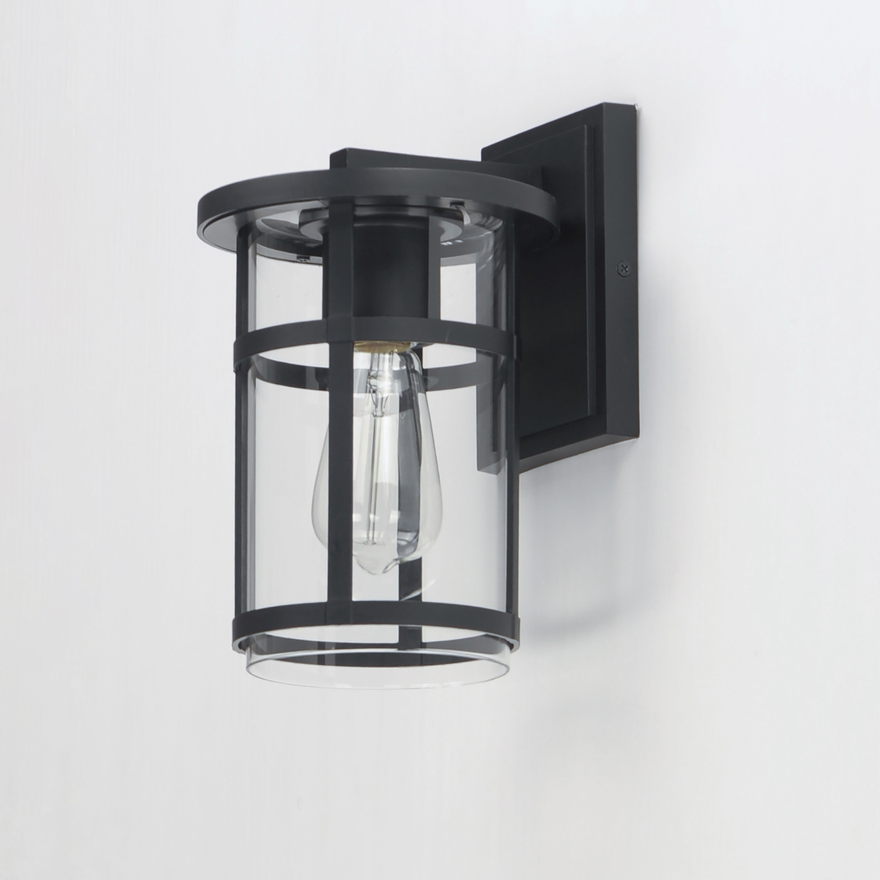 Clyde Vivex 1 Light 11 inch Black Outdoor Wall Mount