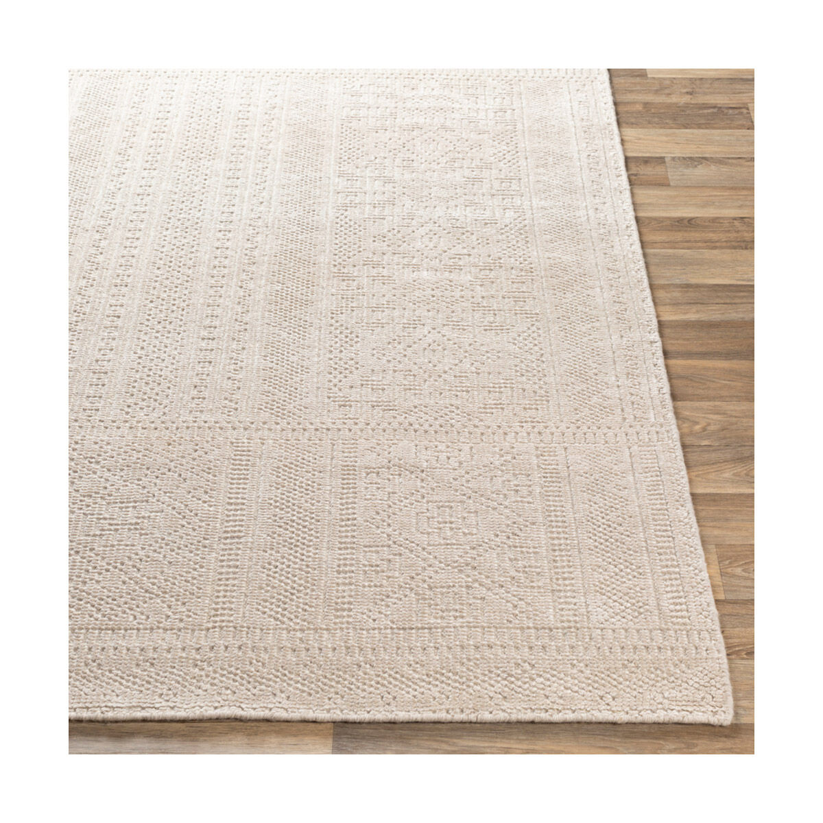 Sylvia 72 X 48 inch Beige Rug, Rectangle