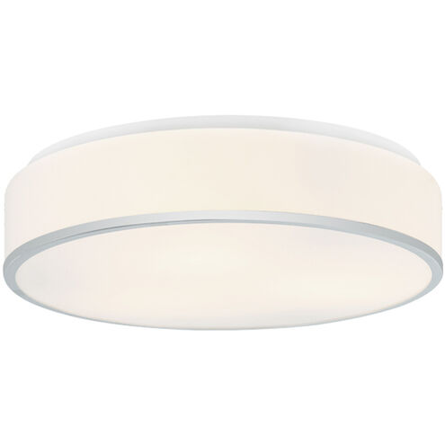 Echo LED 16 inch Chrome Flush Mount Ceiling Light