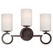 Signature 3 Light 18 inch Antique Bronze Vanity Light Wall Light