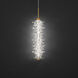 Beyond Bergy LED 5.9 inch Aged Brass Mini Pendant Ceiling Light