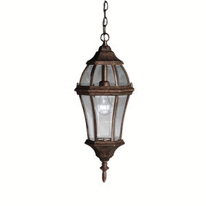 Townhouse 1 Light 9 inch Tannery Bronze Outdoor Hanging Pendant