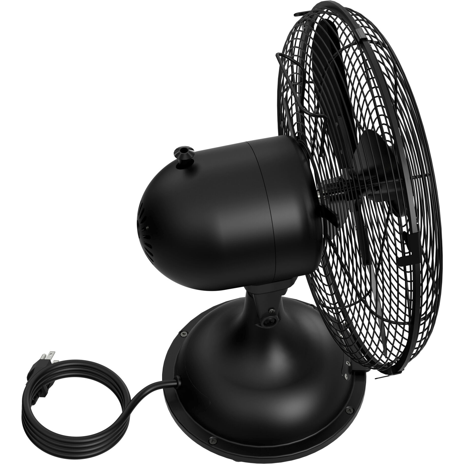 Classic D12 Matte Black Portable Desk Fan