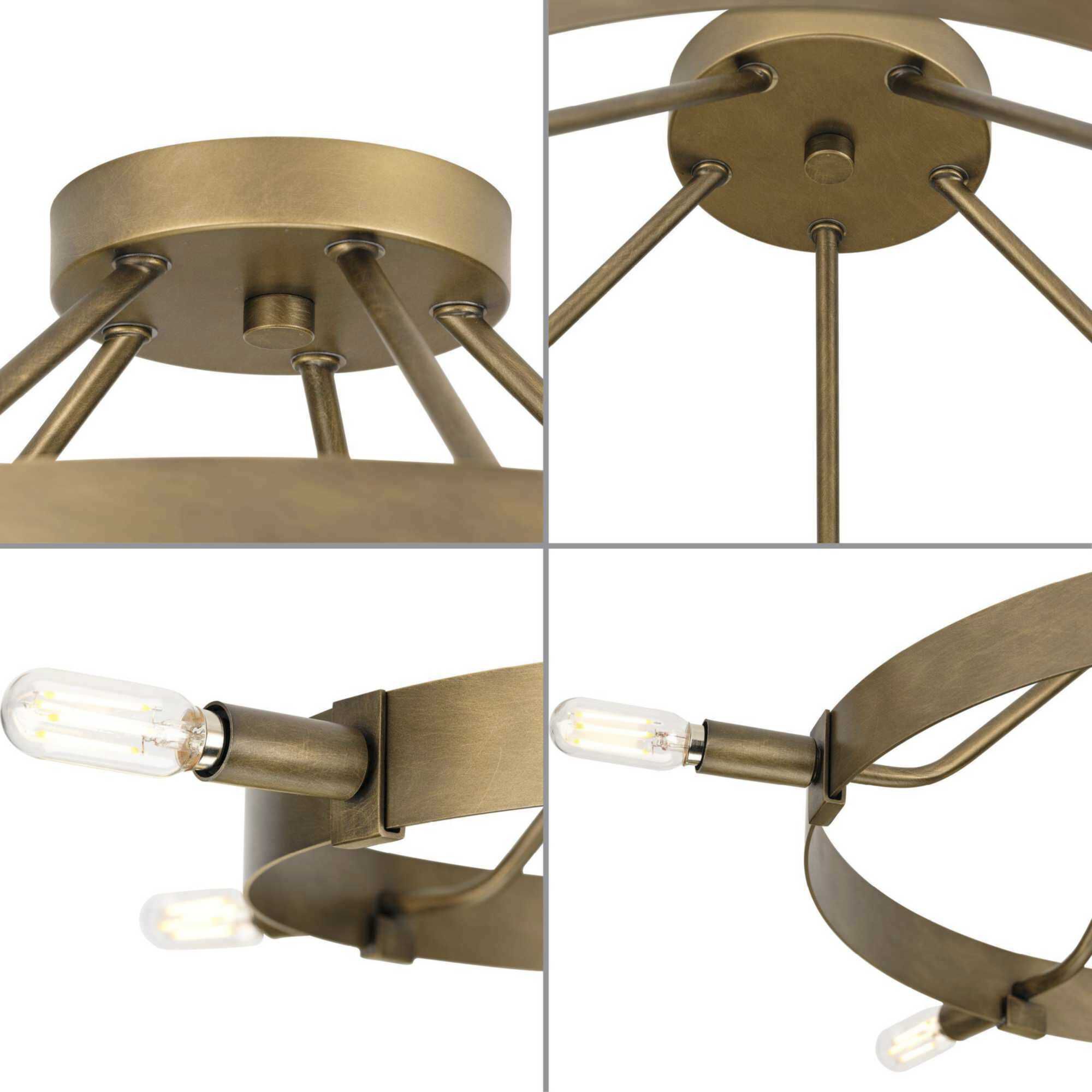 Breckenridge 5 Light 22.5 inch Aged Bronze Pendant Ceiling Light, Design Series