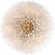 Addis 40 Light 62 inch Aged Brass Chandelier Ceiling Light