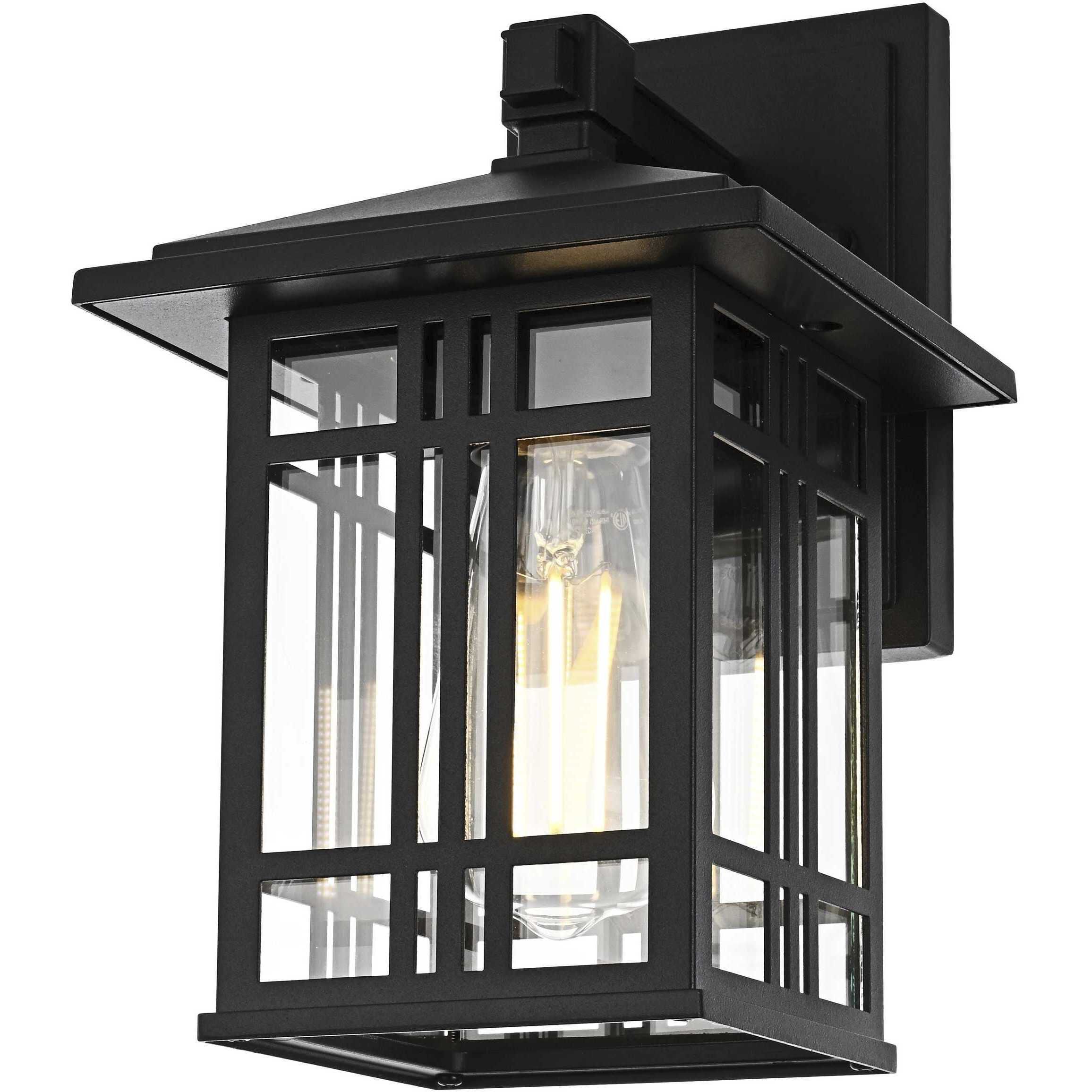 Harley 1 Light 10 inch Black Outdoor Wall Sconce