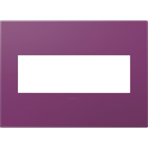 Adorne Plum Wall Plate, 3-Gang