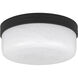 Langford 3 Light 15 inch Matte Black Flush Mount Ceiling Light