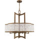 Grammercy 6 Light 26 inch Hand Painted Palacial Bronze Chandelier Ceiling Light