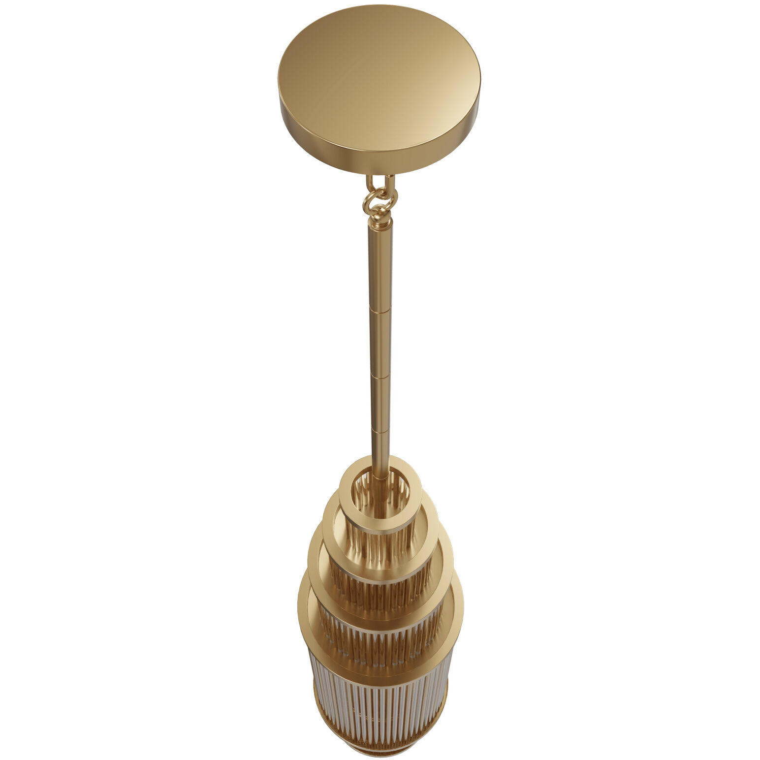 Waldorf LED 10 inch Aged Brass Pendant Ceiling Light