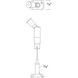 Ventrix Nickel Track Component Ceiling Light