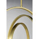 Coronet 1 Light 17.5 inch Satin Brass Single Pendant Ceiling Light