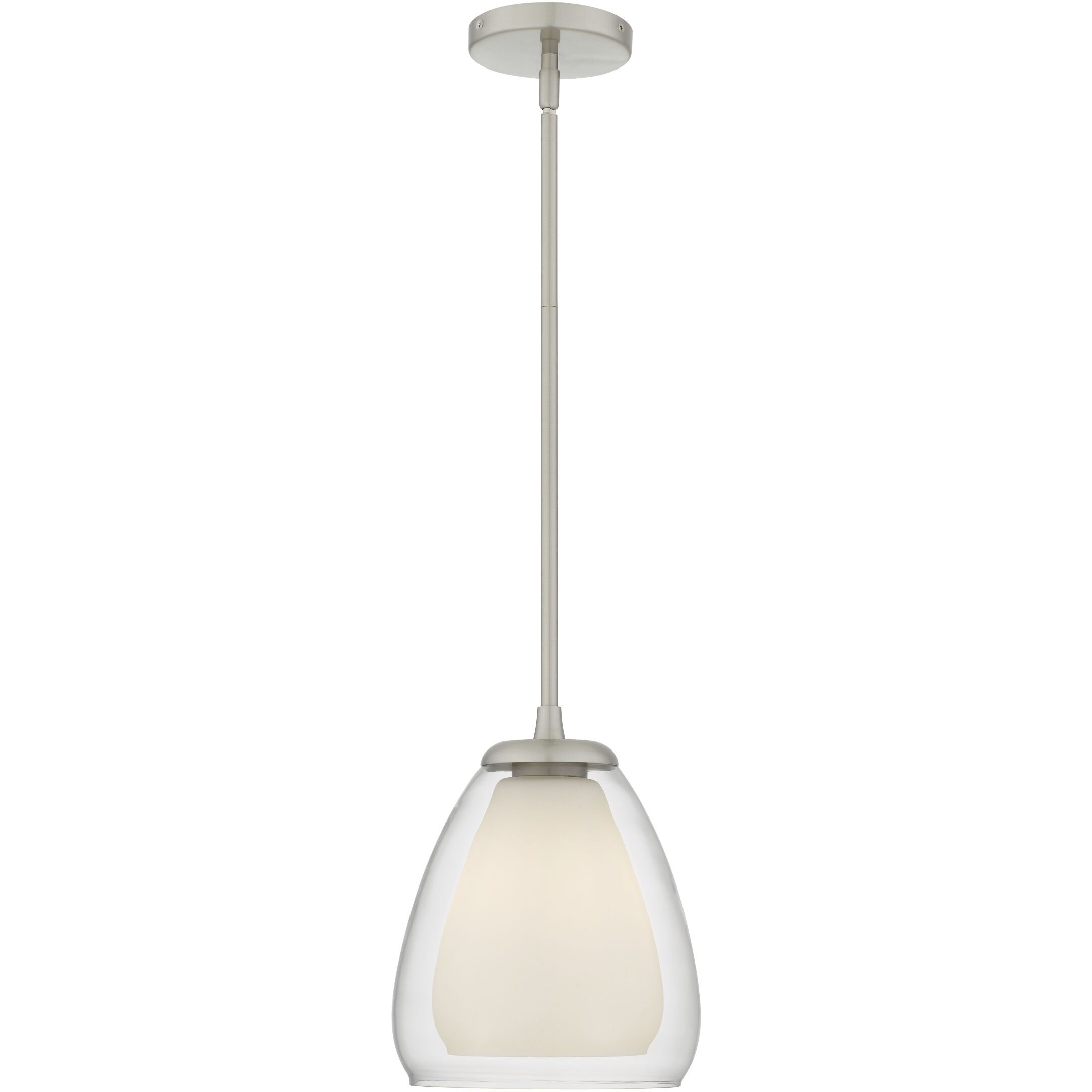 Vivienne 1 Light 9 inch Brushed Nickel Mini Pendant Ceiling Light