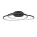 Cycle LED 24.5 inch Black Flush Mount Ceiling Light