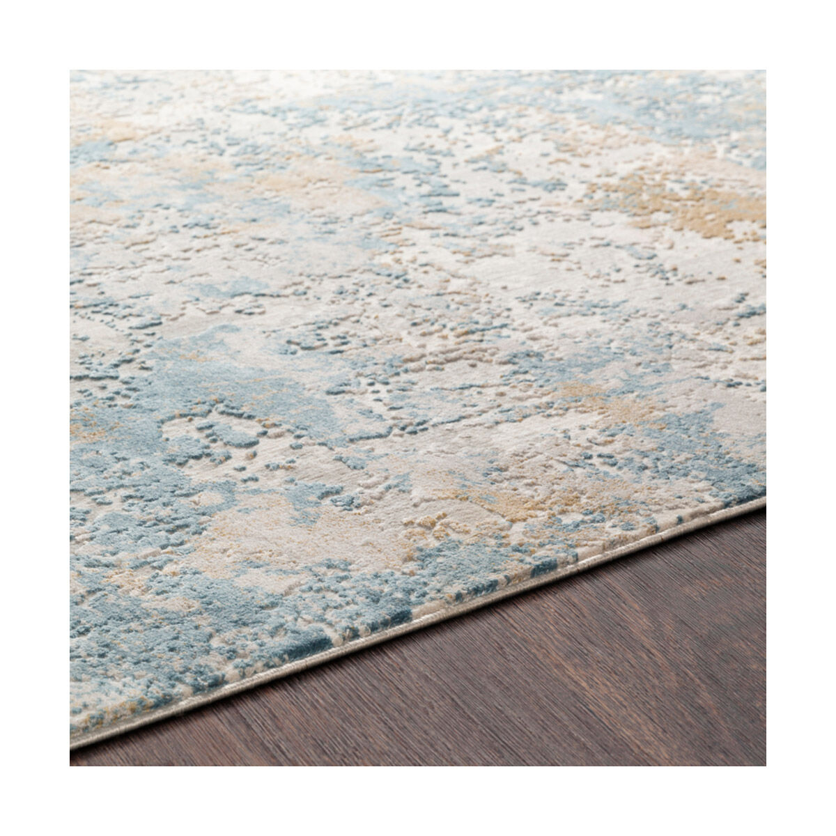 Henrietta 60 X 31 inch Light Blue Rug, Rectangle