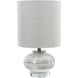 Lenta 23 inch 150.00 watt Off-white with Dark Bronze Ceramic Accent Lamp Portable Light