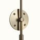 Luna Bella LED 7 inch Matte Black and Weathered Brass Wall Sconce Wall Light