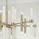 Marlow 12 Light 34.75 inch Matte Brass Chandelier Ceiling Light