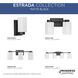 Estrada 4 Light 31.25 inch Matte Black Bathroom Vanity Light Wall Light