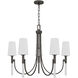 Eloura 5 Light 32 inch Iron Gate Chandelier Ceiling Light