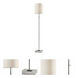 Fiona 62 inch 100.00 watt Brushed Steel Floor Lamp Portable Light