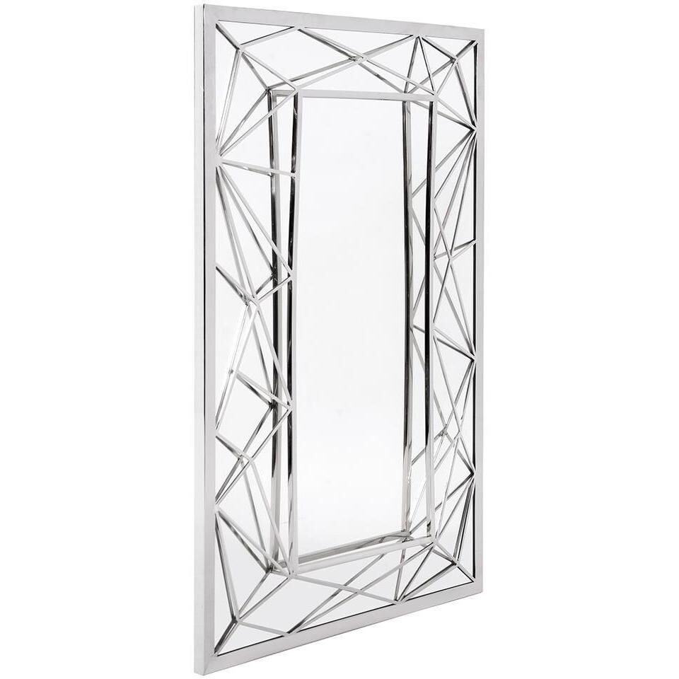 Mirax 35 X 23 inch Silver Wall Mirror