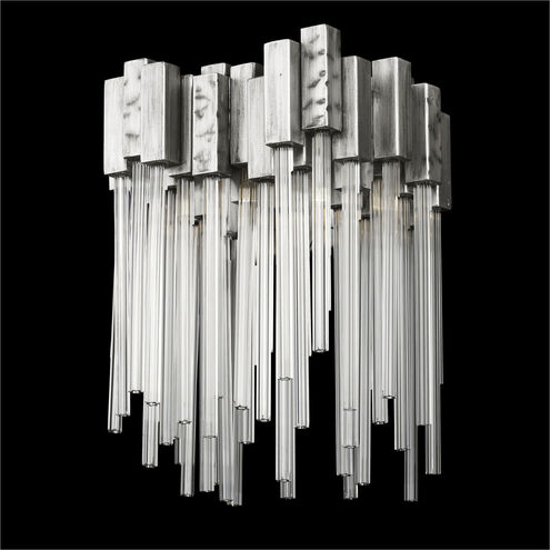 Matrix Wall Sconce Wall Light in Rainy Night