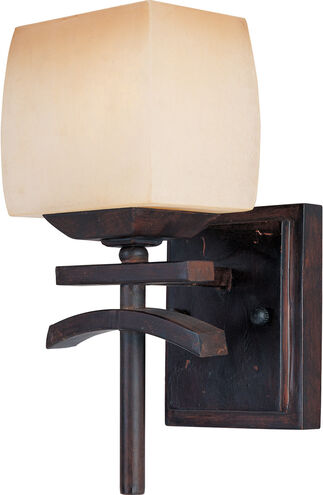 Asiana 1 Light 6 inch Roasted Chestnut Wall Sconce Wall Light