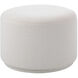 Audrina 16.73 inch Off-White Ottoman