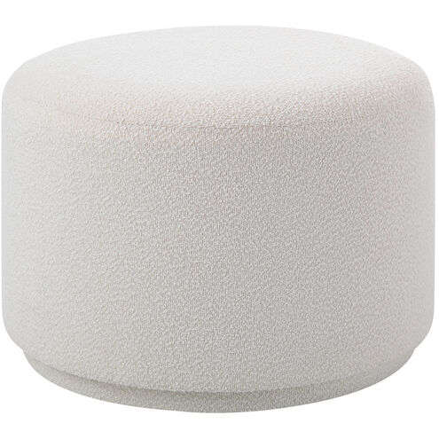 Audrina 16.73 inch Off-White Ottoman