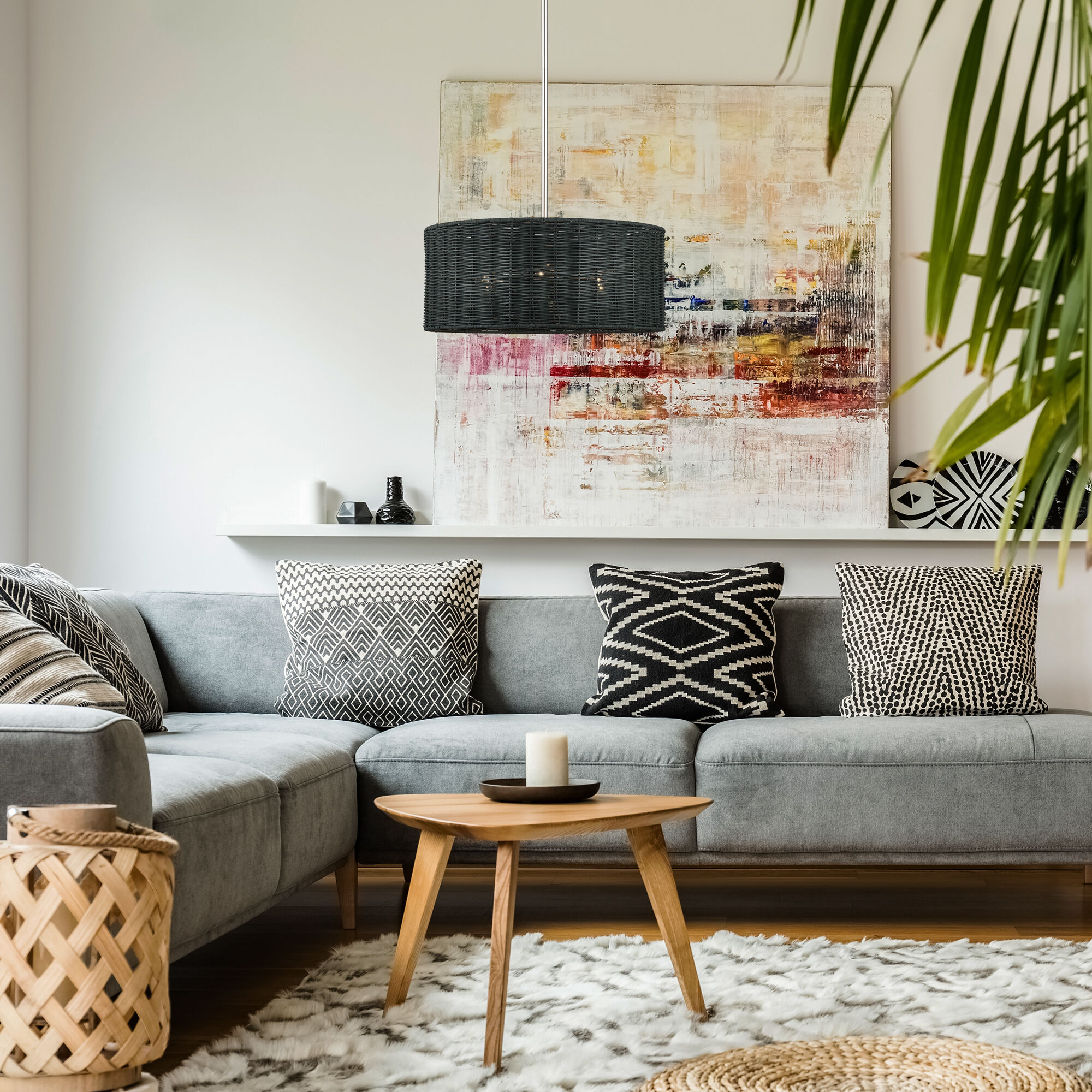 Weavington 3 Light 18 inch Brushed Nickel Pendant Chandelier Ceiling Light