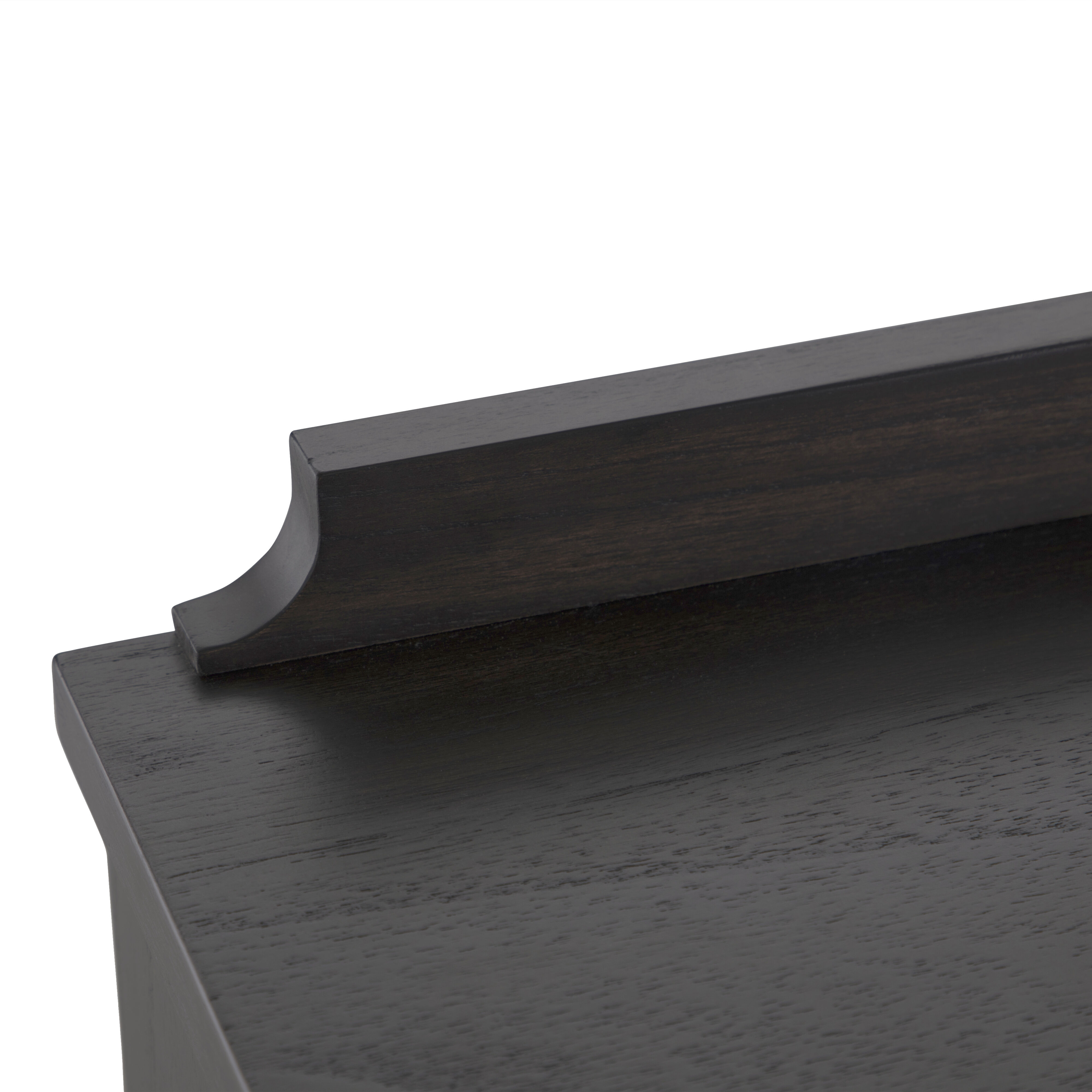 Glenwood Cerused Brown and Agros White Stone with Brushed Antique Brass Chest