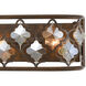 Serafina 4 Light 27 inch Weathered Bronze Vanity Light Wall Light