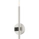 Denmark 1 Light 5 inch Brushed Nickel ADA ADA Single Sconce Wall Light