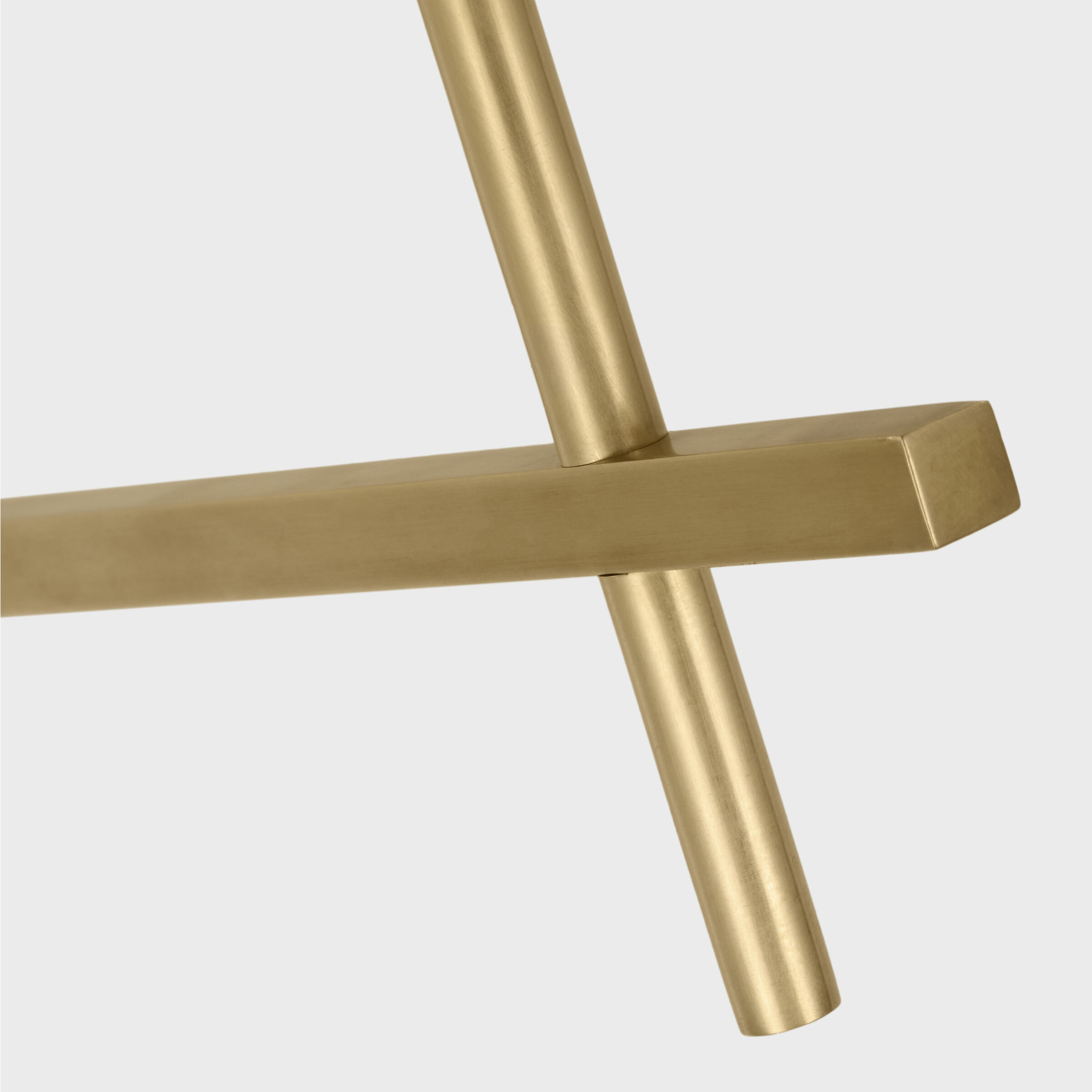 J. Randall Powers Hackney 52.5 inch 2.00 watt Hand-Rubbed Antique Brass Cordless Bridge Arm Floor Lamp Portable Light