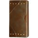 Ambiance Rectangle LED 7.25 inch Hammered Copper Wall Sconce Wall Light, Large