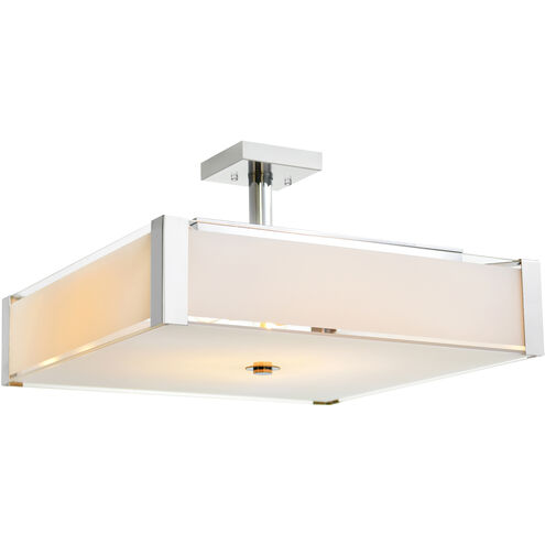 Lucie 5 Light 21 inch Chrome Down Chandelier Ceiling Light