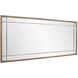 Chiverny 70 X 30 inch Antique Brass French Panel Mirror